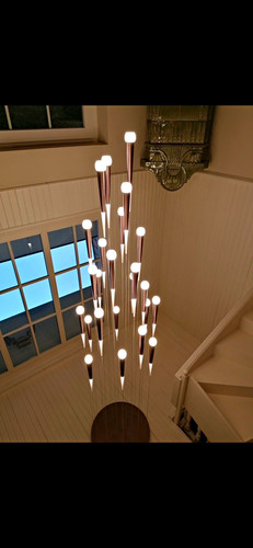 Regenbogen led hängeleuchte - regenbogen,