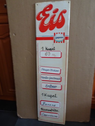 Altes langnese eisschild - altes,