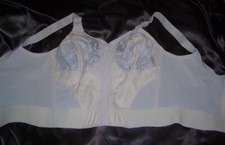 Vintage strammer Triumph doreen Mieder Spitzen Long BH 80 C haut Pin Up Bra (lo3