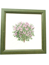 Dänische Blumenstickerei-
