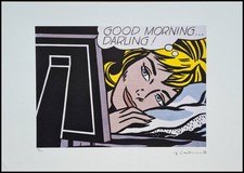 ROY LICHTENSTEIN *Good Morning...*50 x 35 cm*signed lithograph*limited # 90/150