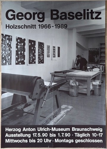 Poster plakat georg - poster, baselitz