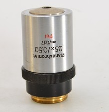 Planachromat 25x/0,50 oo/0,17 Pol M19 Carl Zeiss Jena ✅ (7792)