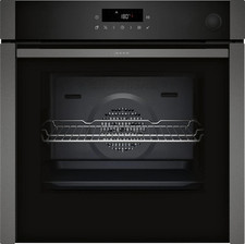 Neff B6AVJ7AG3 N50 A+ Einbaubackofen, 59,4 cm breit, 71 L, Pyrolyse, 8 Heizarten