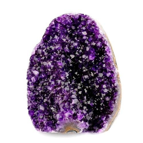 Amethyst stufe mit - stufe, poliertem