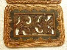 2 x Platzset Platzdeckchen aus Holz aus Bali