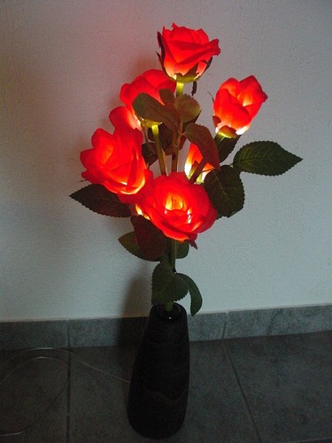 Tischlampe vase aus - vase, mit