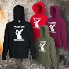 ANIMAL LIBERATION HOODIE  (GRÖSSEN S-5XL) 6 FARBEN