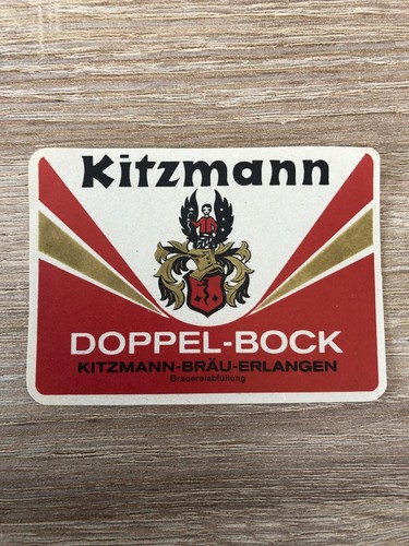 Bieretikett brauerei kitzmann - bieretikett,