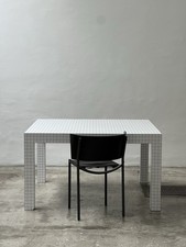 Superstudio Quaderna  126 cm x 126 cm Design Dining Table Zanotta