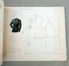 Schnittmustervorlagen Uniform Waffenrock Lufwaffenmantel Anzüge Frack 2.WK WW2