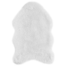 Kunstfell - weiß - 50x80 cm