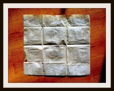 Riesige Handschrift, Königin Anne, Federkiel-Zeichnung, Tier-Haut, anno 1712