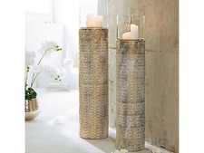 Pureday Windlichtsäule Oriental mit Ornamenten, groß - B-Ware neuwertig