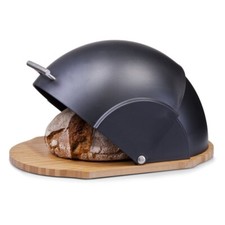 Zeller, Brotkasten, Bamboo, Kunststoff, schwarz