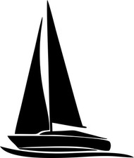 Autoaufkleber Segelboot 015