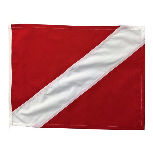 Taucherflagge dan fahne rot - taucherflagge,