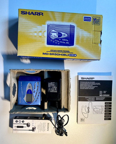Ovp sharp sr50h minidisc - ovp:,