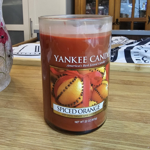 Yankee candle spiced orange - candle,