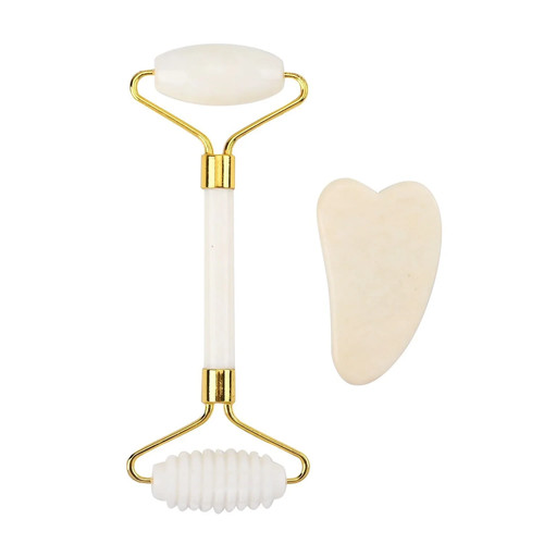 Gesichtsroller gua sha set - gesichtsroller,