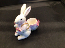 Seltenes Sammlerstück! Villeroy Boch Porzellanhase mit Korb 10 cm