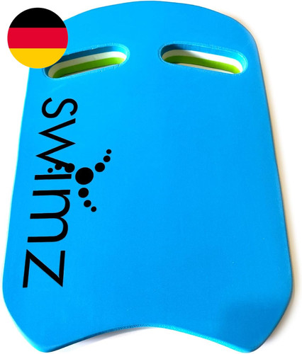 Kickboard blau weiß lime - blau,, weiß,