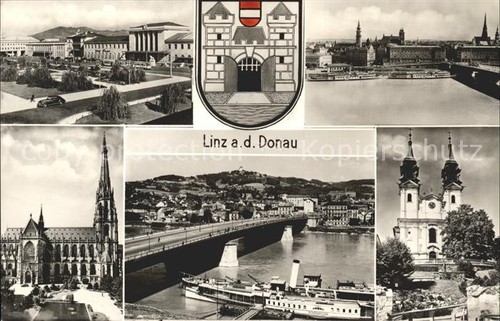 Linz donau seitenraddampfer - linz,