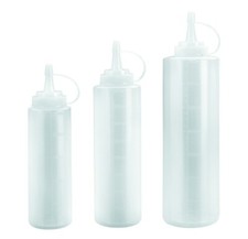 SOßENFLASCHE IB KUNSTSTOFF SAUCENFLASCHE Quetschflasche LEER Senf Ketchup Mayo