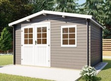 Gartenhaus aus holz 28mm - aus,