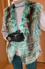 Pelzweste Finnraccoon Weste Pelz Finnraccoon Fuchs neuwertig