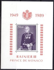 Blockbogen Monaco 1989 40