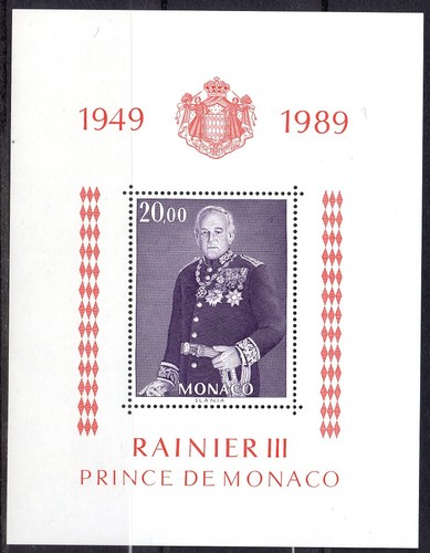 Blockbogen monaco 1989 - 1989, 40