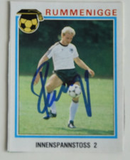 Panini 1984, Karl-Heinz Rummenigge, Deutschland, Innenspannstoß ,2 signiert