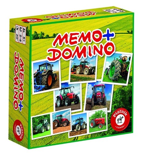 Memo domino traktoren - +,