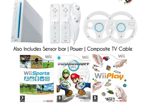 Nintendo wii weiß - weiß, konsole