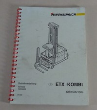 Betriebsanleitung Jungheinrich Elektrogabelstapler ETX Kombi Stand 04/2002
