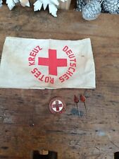 WK Deutsches Rotes Kreuz Armbinde Orden Abzeichen Pins Emailliert 