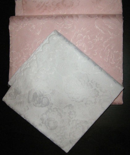 Damast tischdecken rosa - tischdecken,