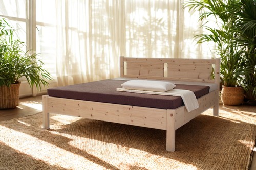 Zirbenbett oliva 180x200 - 180x200, cm