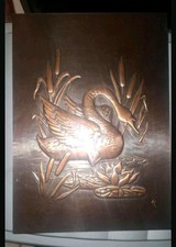 Kupferrelief wandbild - kupferrelief,