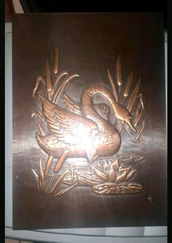 Kupferrelief wandbild - wandbild, –