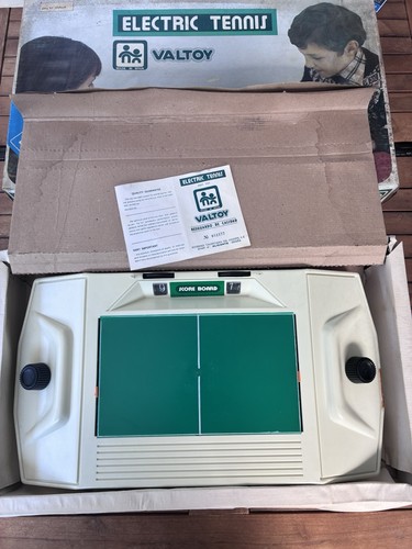 Electric tennis valtoy 70er - tennis,