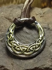 Wikinger Kelten Rune am verstellbarem Band Zeitlos modern in Silber / Gold