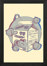 Anime gerahmtes Wandbild