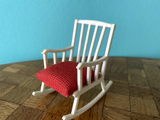Schaukelstuhl Stuhl Rülke 60er Puppenstube Puppenhaus 1:12 dollhouse  chair