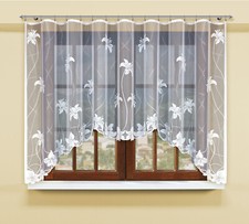 Gardine mit Kräuselband