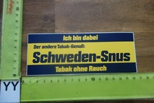 Alter Aufkleber Tabak