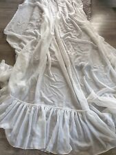 Gardinen Stores mit Faltenband, Volant schlicht, gekräuseltes Maß 120 x 240cm