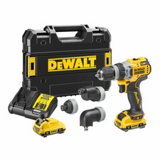 DEWALT Akku-Bohrschrauber DCD703L2T 12 V mit 2x 3 Ah Akku + Ladegerät in T STAK