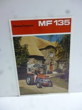 Orig. Schlepper Prospekt Massey Ferguson MF 135 Traktor 6 Seiten